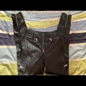 Faux Leather Pants